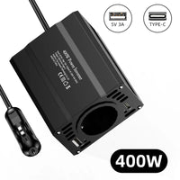 Convertisseur 12V 220V Voiture Allume-Cigare 400 W 500 W USB