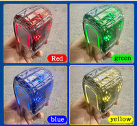 Pommeau de Vitesse Peugeot Cristal LED 7 Couleurs pour Boîte Automatique 206 207 307 308 3008 2008 RCZ