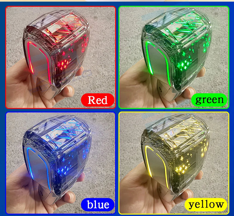 Pommeau de Vitesse Peugeot Cristal LED 7 Couleurs pour Boîte Automatique 206 207 307 308 3008 2008 RCZ