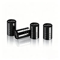 Bouchons de Valve Pneu Porsche Boxster Cayenne Panamera Macan Cayman 911 Lot de 4 en Métal Logo Voiture de Sport