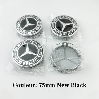 Cache-Moyeux Mercedes AMG W204 W205 GLA GLC 75mm