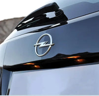 Emblème Logo Opel 145 mm en ABS Noir ou Argent pour l'Avant et l'Arrière Astra Insignia Corsa Zafira