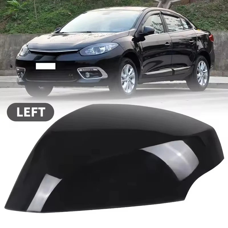 Coques de Rétroviseur de Remplacement Renault Mégane 3 MK3 2008-2015, ABS Noir Brillant, Gauche, Droite ou Paire