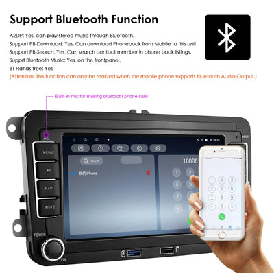 Autoradio Android Volkswagen Golf Polo Passat
