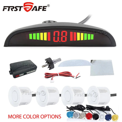 Radar de Recul 4 Capteurs Écran LED FirstSafe KZ-068