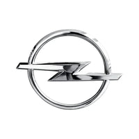 Emblème Logo Opel 145 mm en ABS Noir ou Argent pour l'Avant et l'Arrière Astra Insignia Corsa Zafira