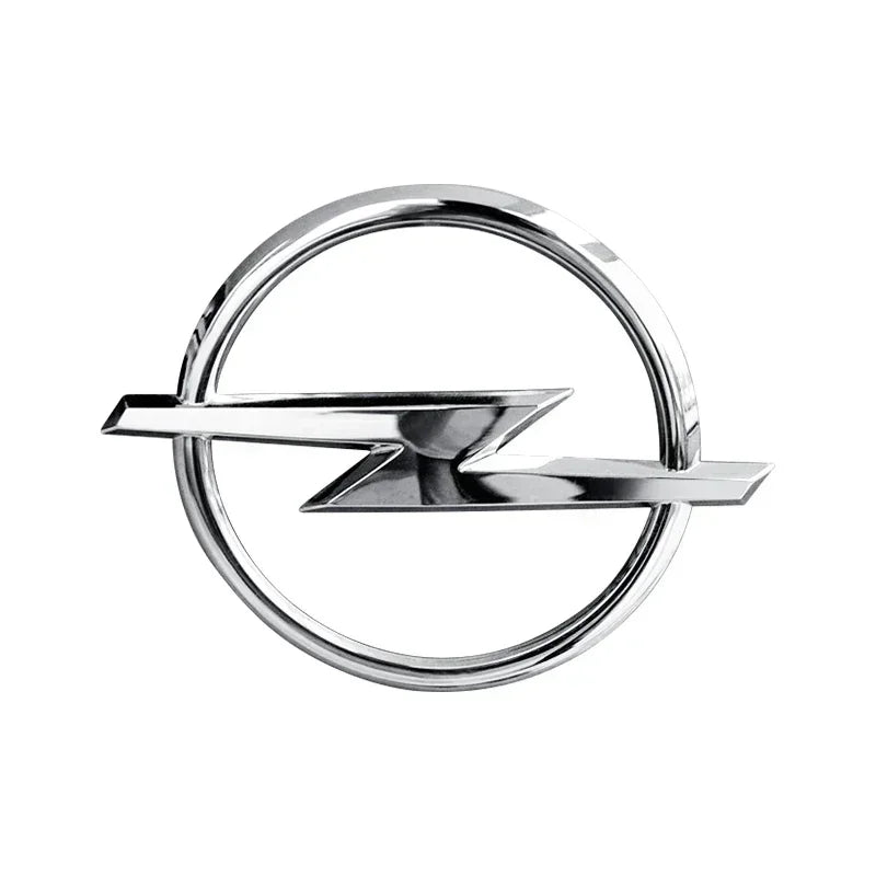 Emblème Logo Opel 145 mm en ABS Noir ou Argent pour l'Avant et l'Arrière Astra Insignia Corsa Zafira