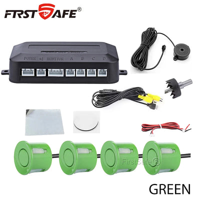 Radar de Recul Vidéo AHD 4 Capteurs FirstSafe KZ-033