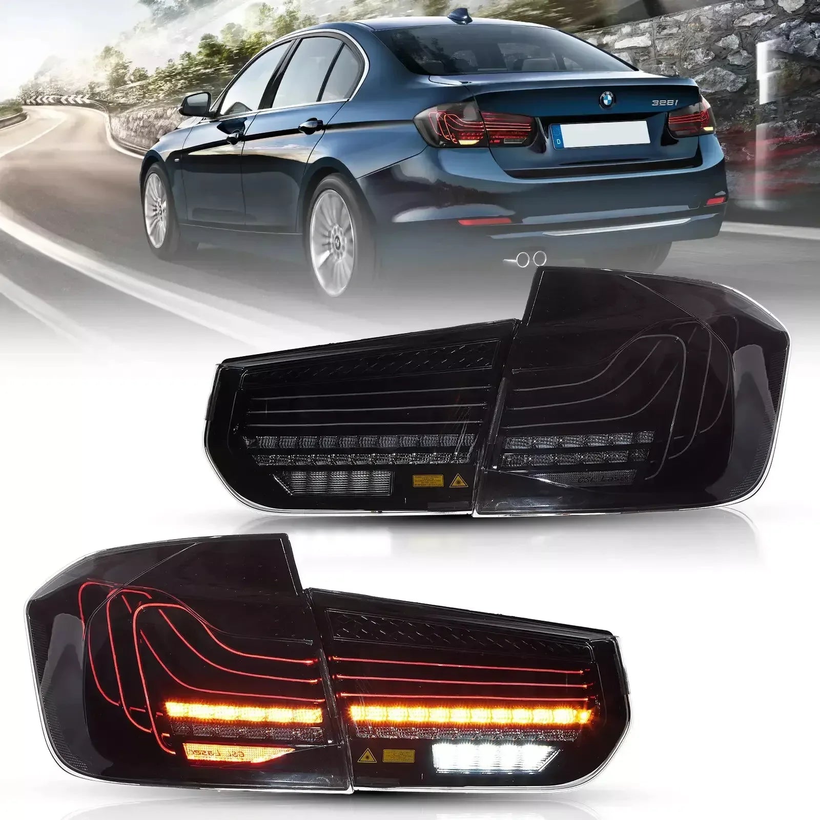 Feux Arrière OLED BMW Série 3 F30 F35 F80 M3 (2012-2018) PreLCI