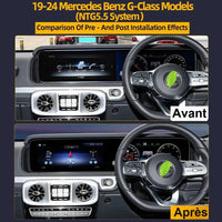 Autoradio Écran 24,6 Pouces Mercedes Classe G W463 2013-2025 GPS Android CarPlay 4G