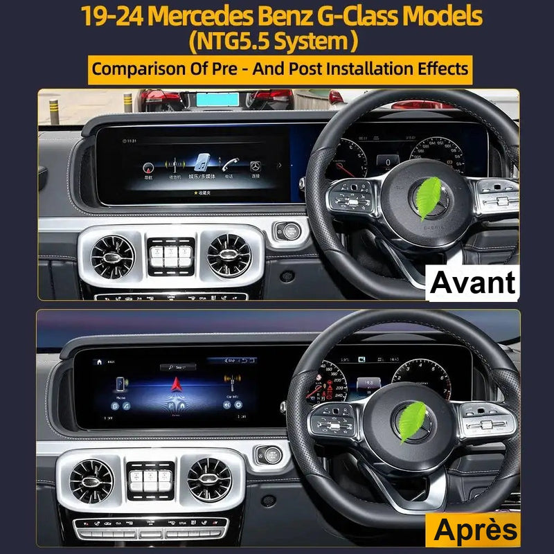Autoradio Écran 24,6 Pouces Mercedes Classe G W463 2013-2025 GPS Android CarPlay 4G