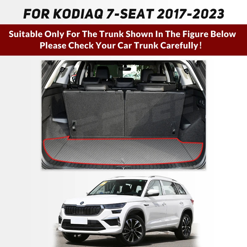 Tapis de Coffre Skoda Kodiaq 7 Places 2017-2025