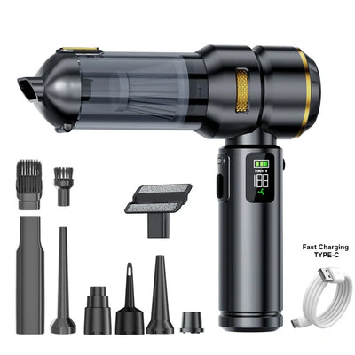 Aspirateur de Voiture Sans Fil 98000PA Souffleur