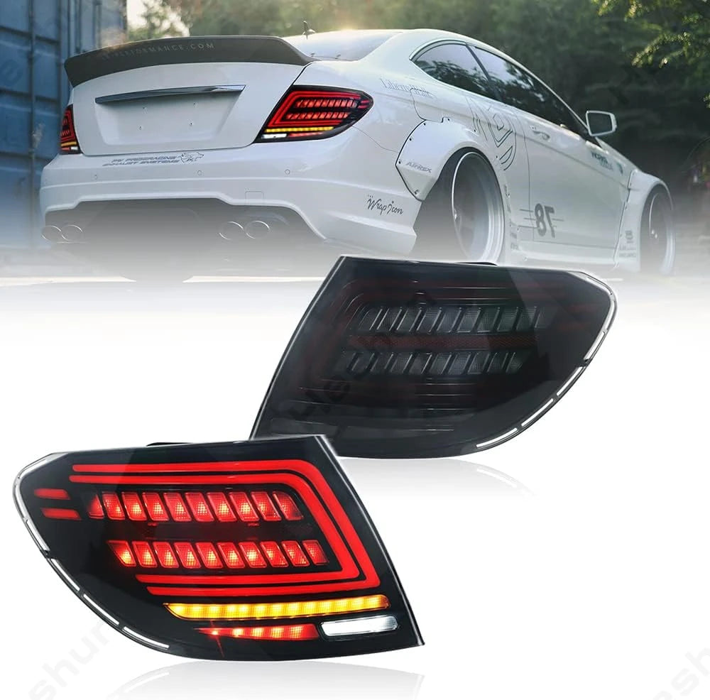 Feux Arrière LED Mercedes Classe C W204 2007-2014 Look AMG