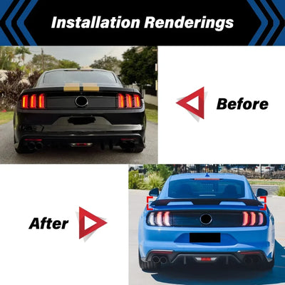 Becquet de Coffre Style GT500 Ford Mustang 2015-2021