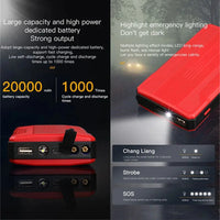 Booster de Batterie Voiture 400A 12V avec Lampe SOS