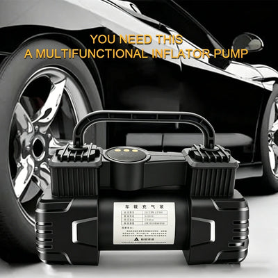 Gonfleur de Pneu 12V 150 PSI Double Cylindre