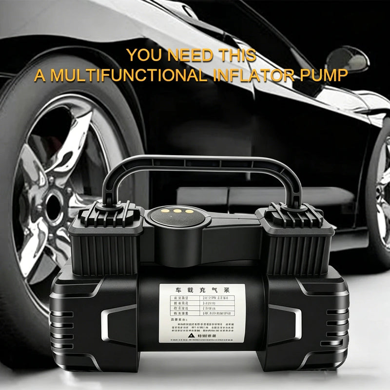 Gonfleur de Pneu 12V 150 PSI Double Cylindre
