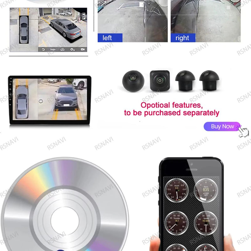 Autoradio Android 15 Ford Everest et Ranger 2015-2018 CarPlay Sans Fil GPS 4G