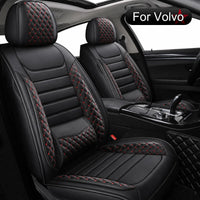 Housse de Siège Auto Volvo XC60 XC40 S60 XC90 EX40 Cuir PU 5 Places Imperméable Compatible Airbag