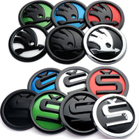 Badge de Capot Skoda VRS Octavia Superb Kodiaq Kamiq — vue arrière