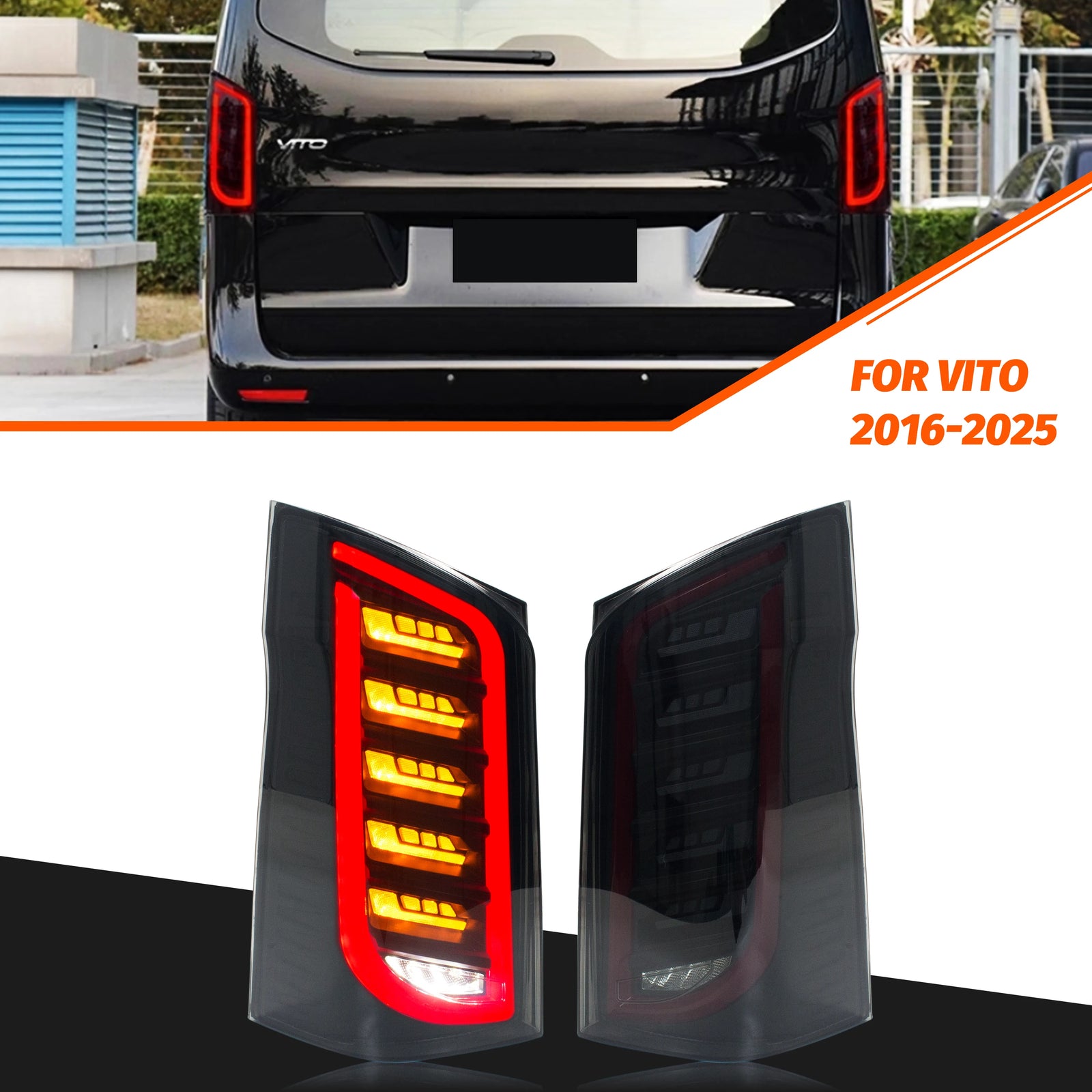 Feux Arrière LED Mercedes Vito Metris W447 2016-2023