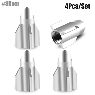 Bouchons de Valve Universels Grenade Aluminium Anodisé
