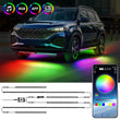 Éclairage d'Ambiance Néon Sous Châssis 6 Bandes RGB