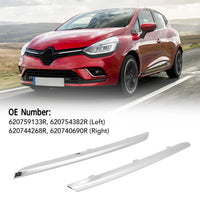 Baguettes de Calandre Chromées Renault Clio 4 Phase 2 2016-2019