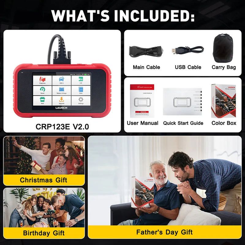 Diagnoseträger Launch X431 CRP123E V2.0 und CRP129E V2.0