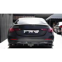 Diffuseur Arrière Carbone avec Embouts d'Échappement Mercedes Classe C W206 2023 C200 C260 C300