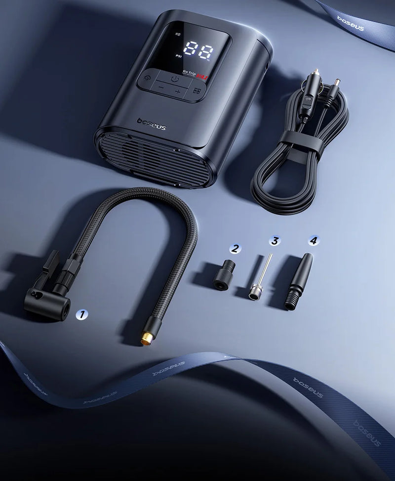 Gonfleur de Pneu Baseus GoTrip VA1 Pro et Max 7500 mAh