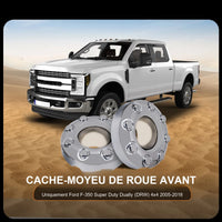 Front Wheel Hub Cover Ford F-350 Super Duty Dually 4x4 2005-2018