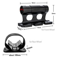 Porte-Vélos de Toit Fixation Fourche Aluminium