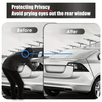Housse de Protection Lunette Arrière Voiture Anti-Neige 140 x 80 cm