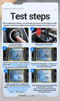ANENG BT175 12V 24V Car Battery Tester 50-1999 CCA