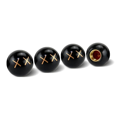 Bouchons de Valve Universels Boule Ronde Anti-Poussière