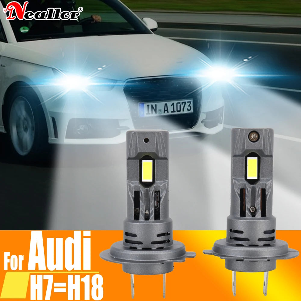 Ampoules LED H7 Canbus 6500K Audi A3 A4 Q5