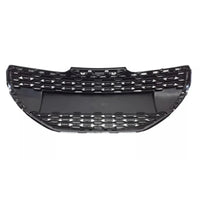 Calandre Peugeot 208 2012-2015 Grille Centrale de Pare-Chocs Avant avec Cadre Chromé, OEM 9808676477