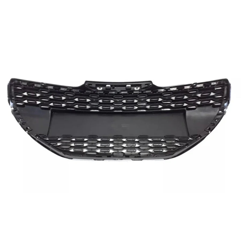 Calandre Peugeot 208 2012-2015 Grille Centrale de Pare-Chocs Avant avec Cadre Chromé, OEM 9808676477