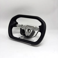 Volant Yoke Chauffant Style Cybertruck Tesla Model Y Juniper 350 mm