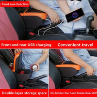 Mittelarmlehne Peugeot 206 und 206 CC mit USB-Ladegerät — Seitenansicht