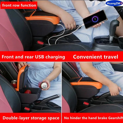 Accoudoir Central Peugeot 206 et 206 CC avec Chargeur USB