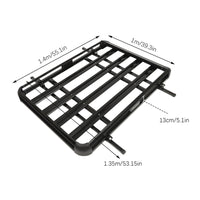 Panier de Toit Aluminium 140 cm Charge 150 kg