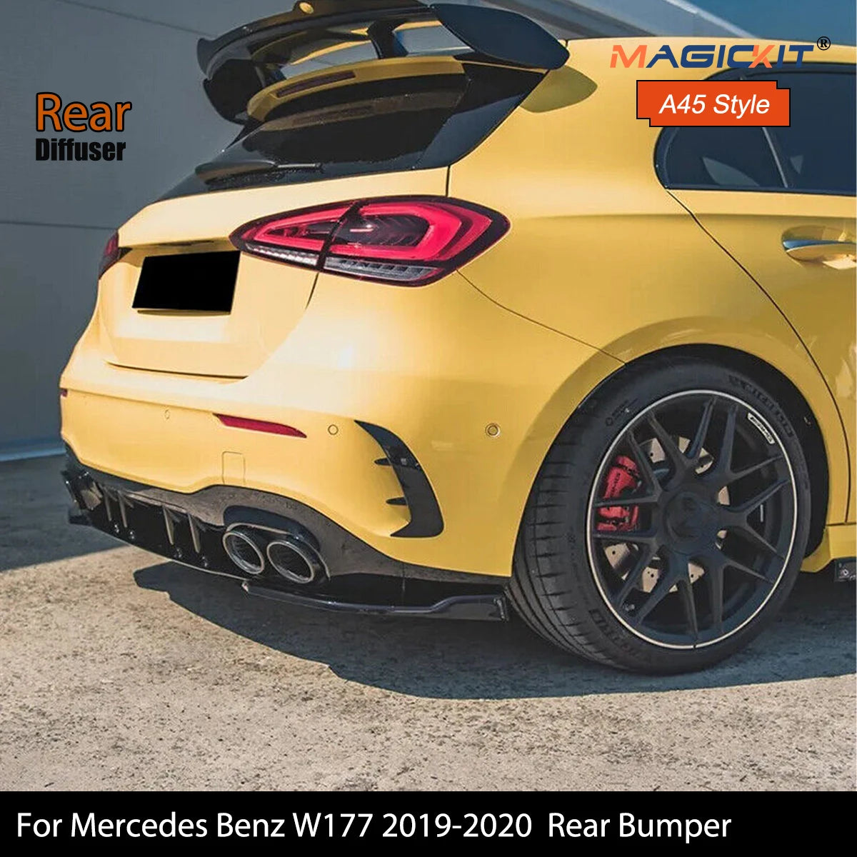 Diffuseur Arrière Mercedes Classe A W177 2019-2020