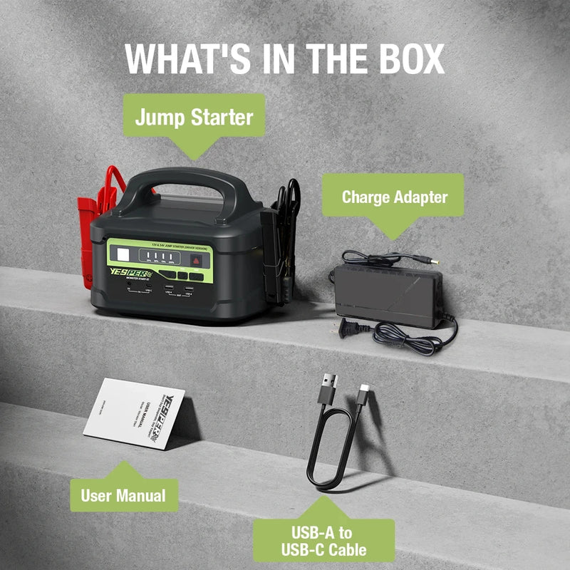 Démarreur de Batterie Portable YESPER Monster Start P2 12V 24V