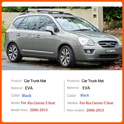 Tapis de Coffre Kia Carens Rondo 2006-2013