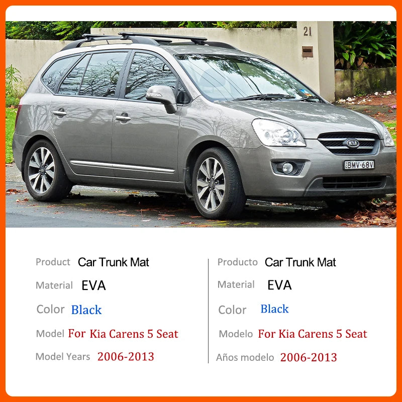 Tapis de Coffre Kia Carens Rondo 2006-2013