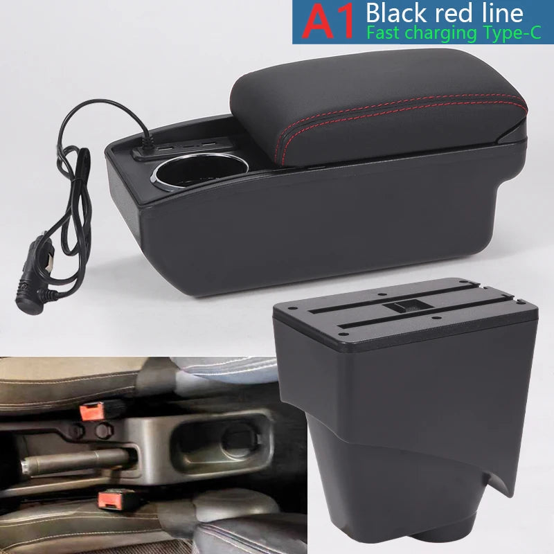 Accoudoir Central Citroën C3 C4 Charge Rapide Type-C ou 6 USB Rangement