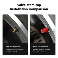 Bouchons de Valve Jeep Wrangler Renegade Compass Anti-Rouille — vue d'ensemble